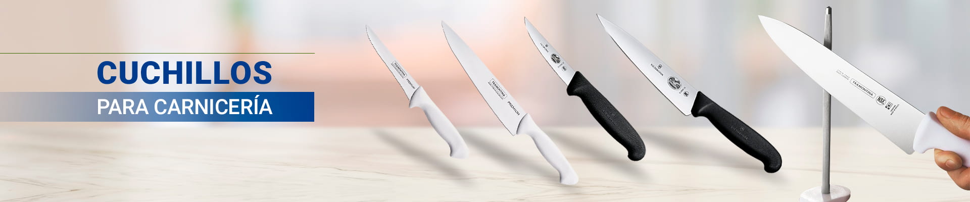 cuchillos para carnicería y restaurantes